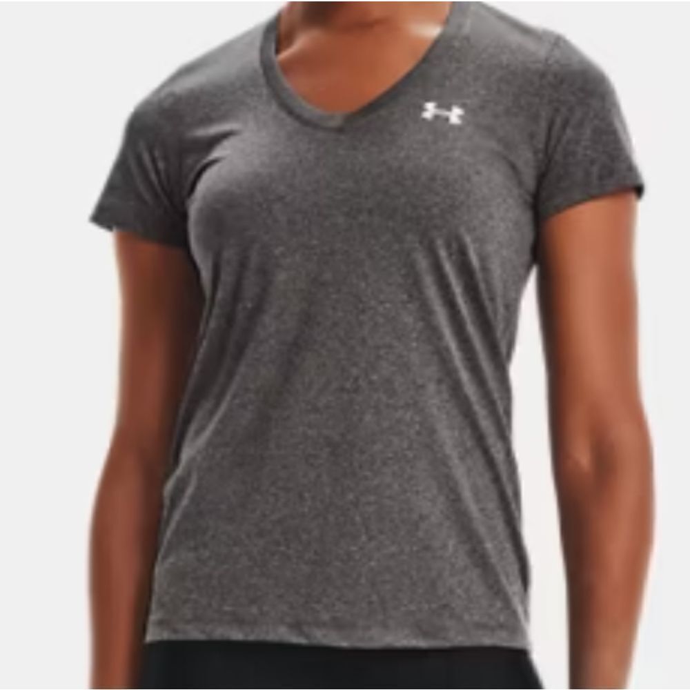 UNDER ARMOUR GRAY HEATGEAR SHIRT TOP. SZ L